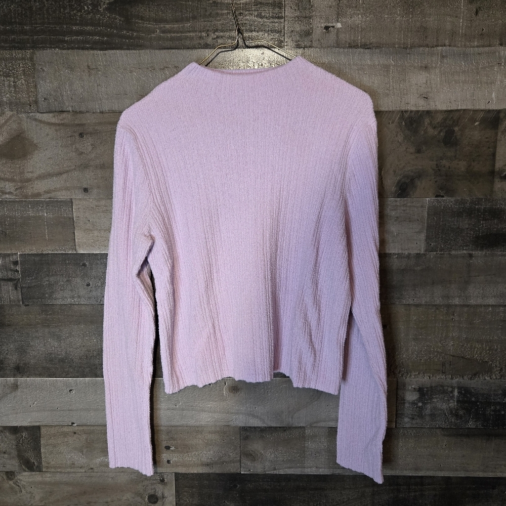 Old Navy Lavender Ribbed Crew Neck Sweater